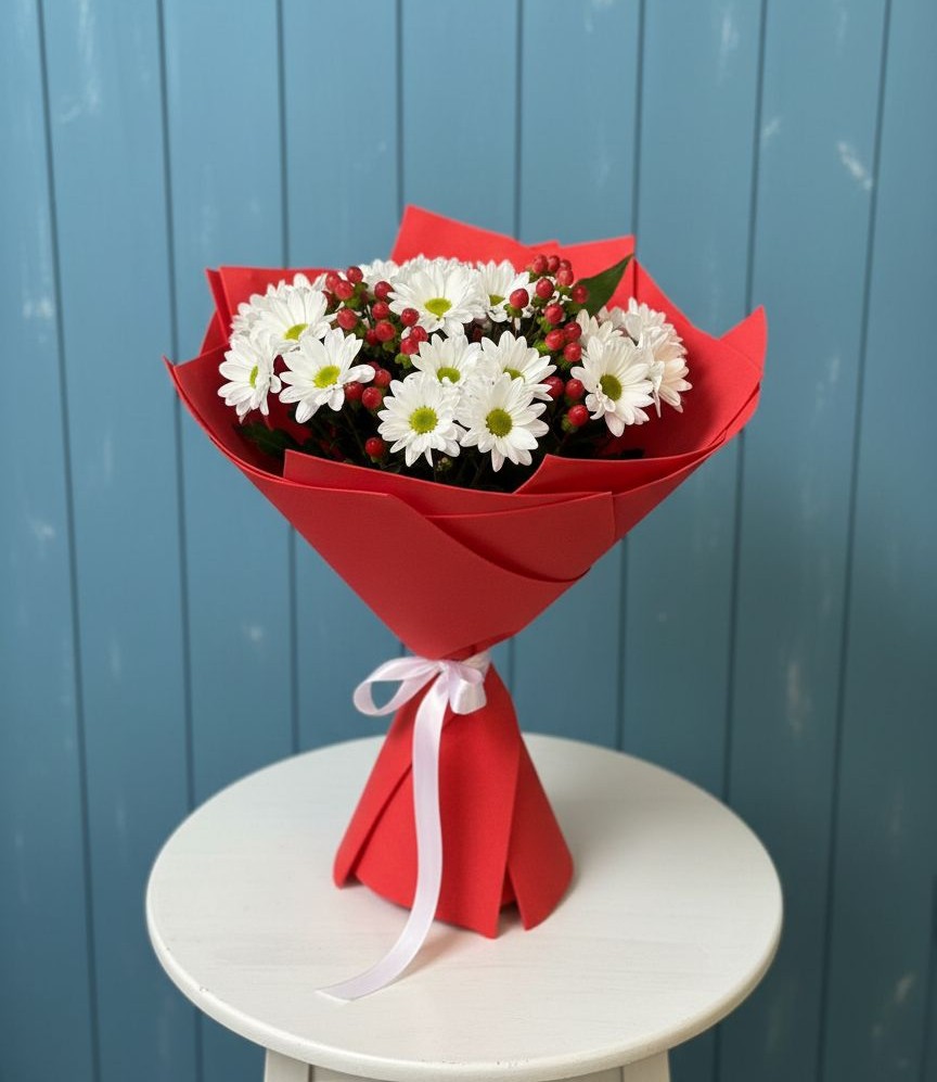 Букет цветов из: Хризантемы в Ордынском