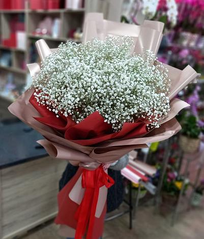 Букет цветов из: Гипсофила в Ордынском