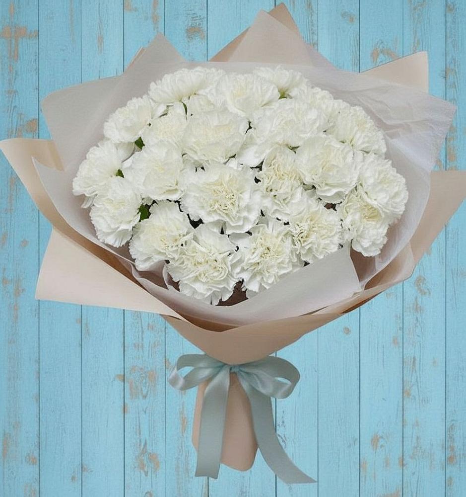 Букет цветов из: Гвоздики в Ордынском