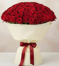 Букет 101 Красная роза Милано в Ордынском
