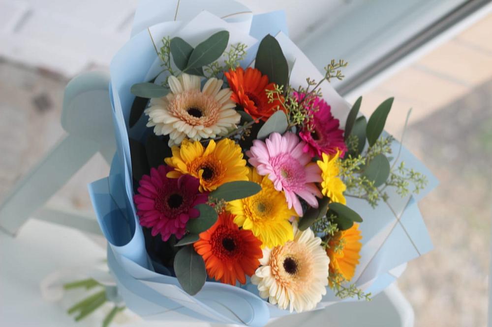 Букет цветов из: Герберы в Ордынском