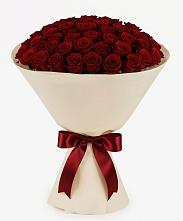 Букет 101 Бордовая роза Блэк Бакарра в Ордынском