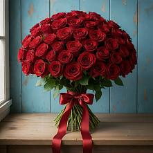 Букет Красные розы Блэк Меджик в Ордынском