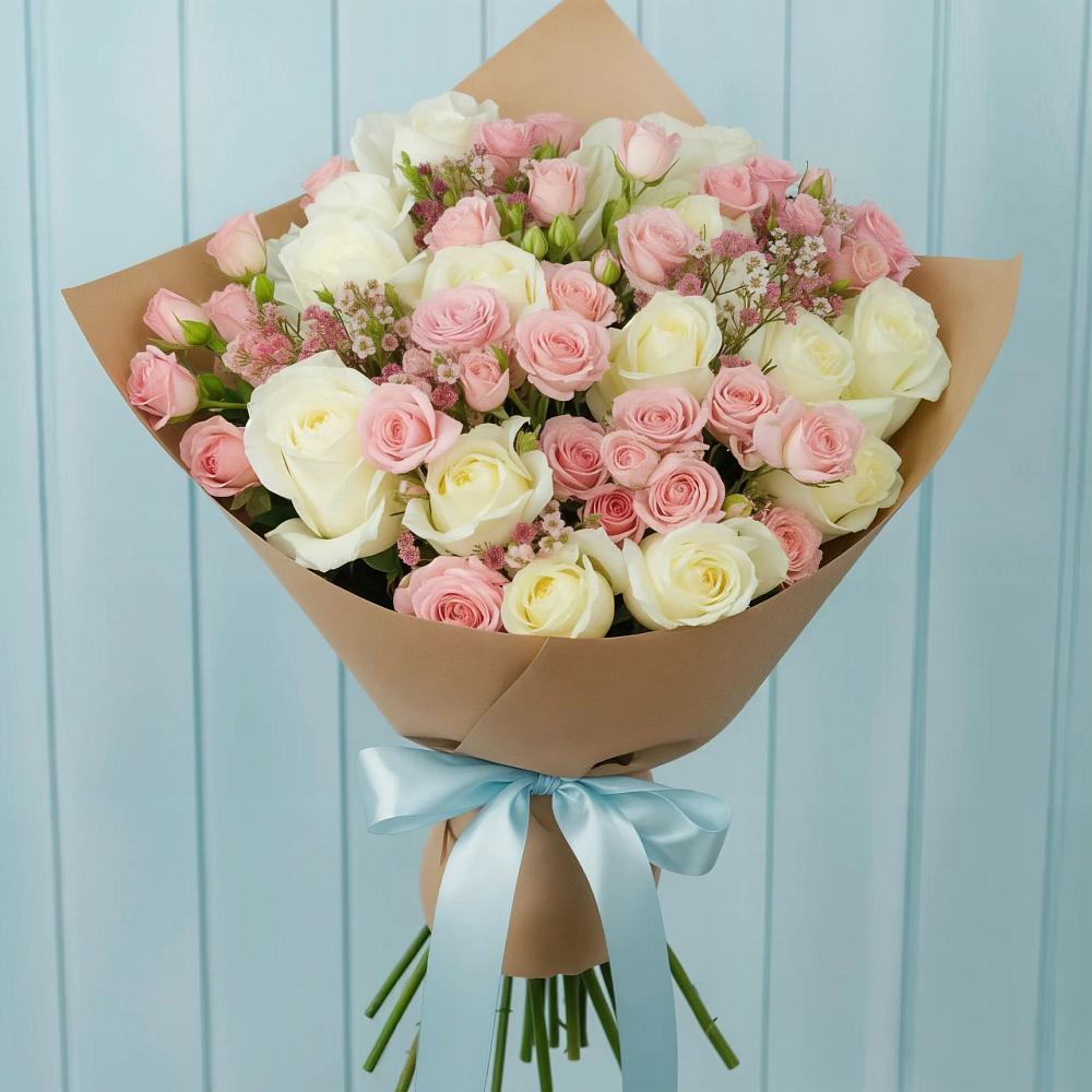 Букет цветов из: Розы в Ордынском