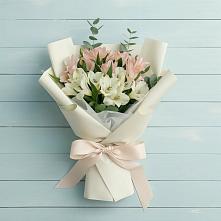 Букет цветов из:  Альстромерии в Ордынском