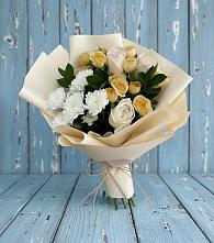 Букет цветов из:  Розы и Хризантемы в Ордынском