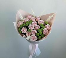 Букет цветов из:  Розы и Хризантемы в Ордынском