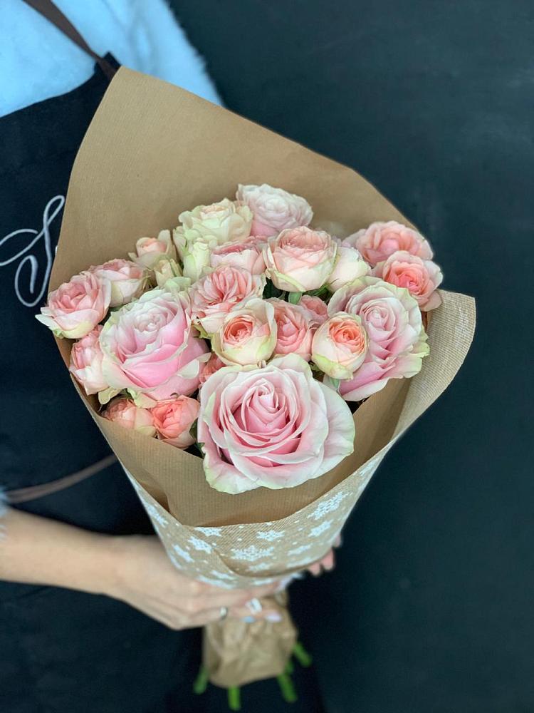 Букет цветов из: Хризантемы и Розы в Ордынском