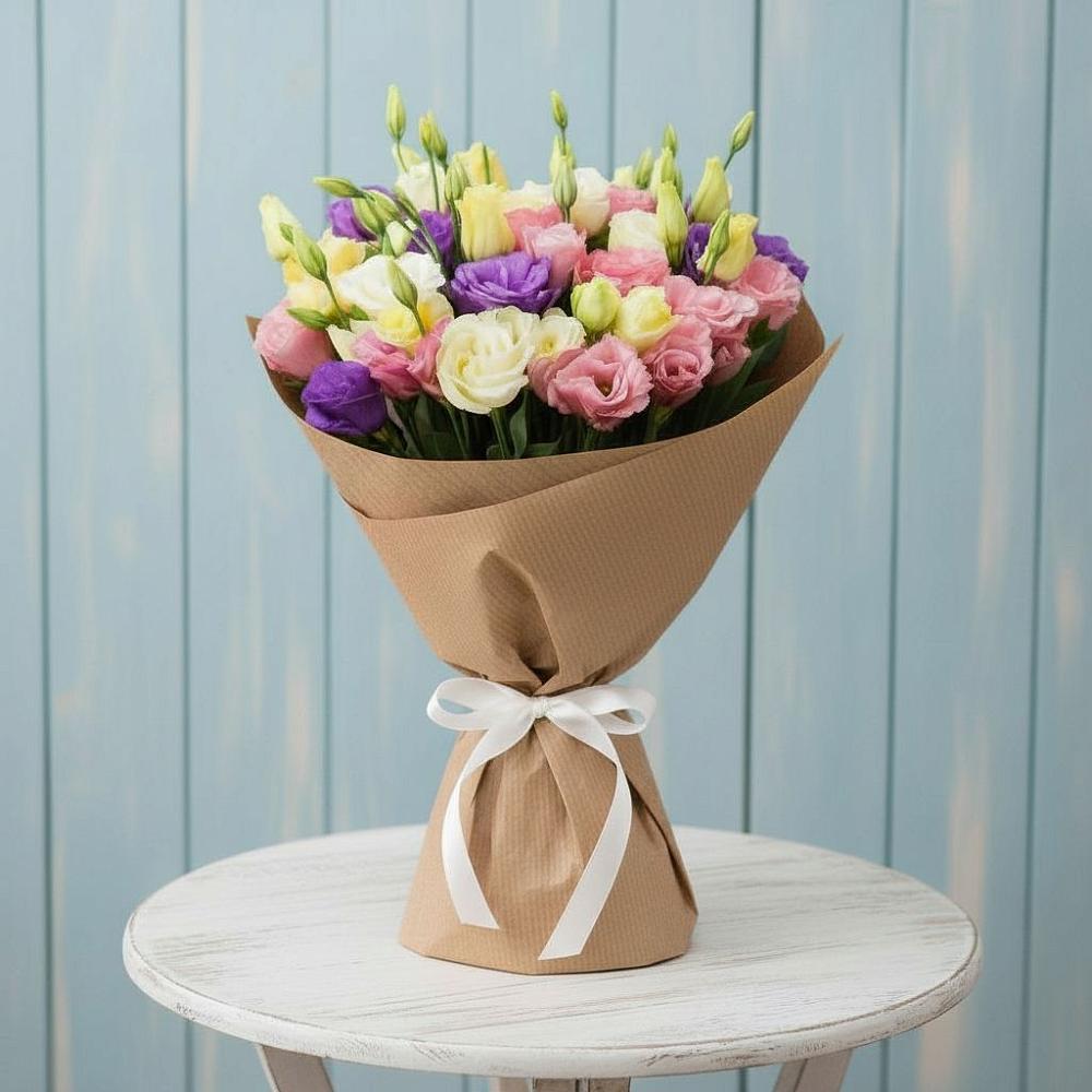 Букет цветов из: Лизиантусы в Ордынском