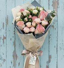 Букет цветов из:  Розы в Ордынском