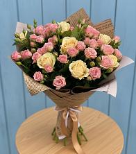 Букет цветов из:  Розы в Ордынском