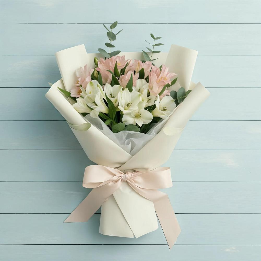 Букет цветов из: Альстромерии в Ордынском