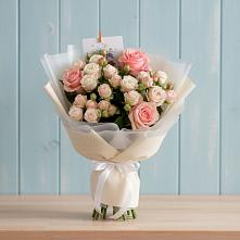 Букет цветов из:  Розы в Ордынском