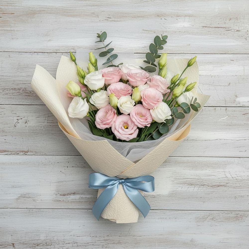 Букет цветов из: Лизиантусы в Ордынском